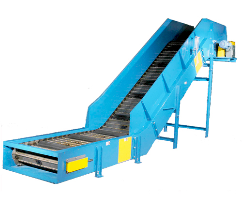 Stand alone image of blue Endura-Veyor steel roller conveyor on white background