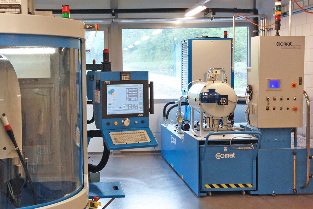 COMAT Super filtration Immagine equipment system set up