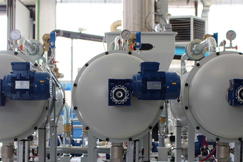 View of part of COMAT Super filtration machinery