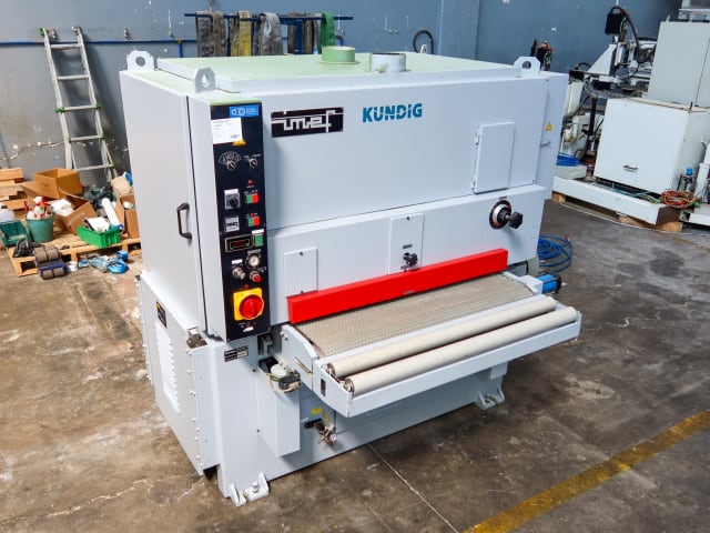 used sanding machine in a factory